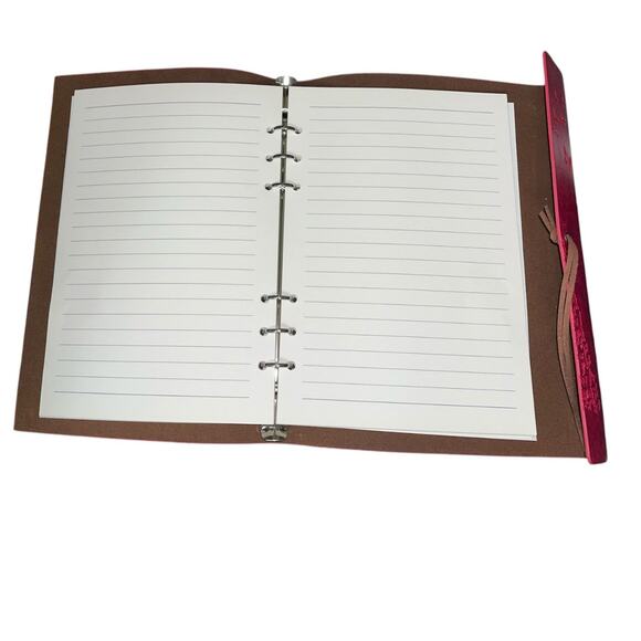 Butterfly Leather-like Refillable Journal Notebook - Picture 2 of 5
